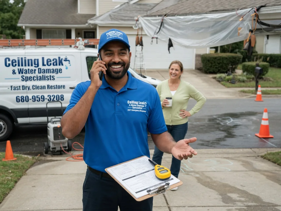 Ceiling Leak Cleanup Harrellsville, NC FAQs